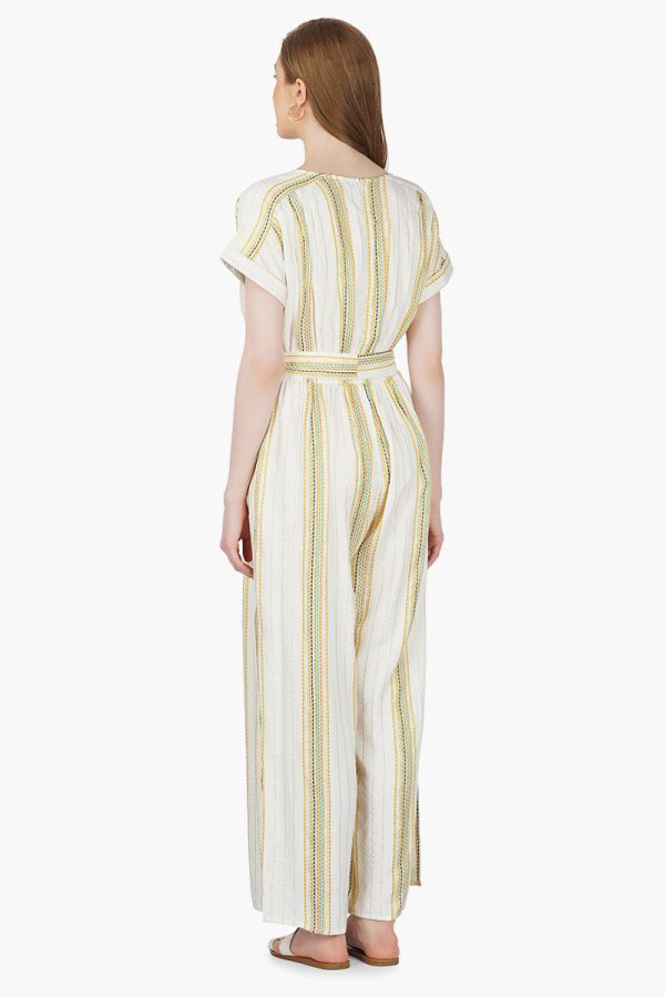 Roman Stripe Jumpsuit - Image 5
