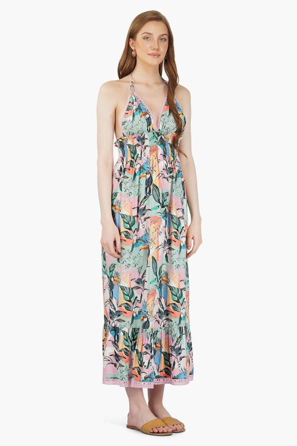 Palmrio Halter Dress - Image 2