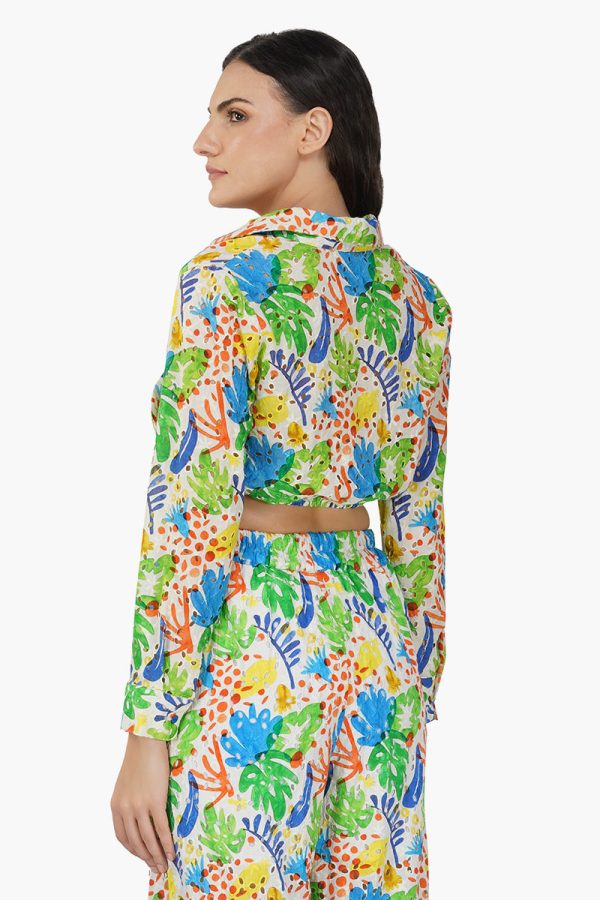 Dorothy Printed Wrap Shirt - Image 4