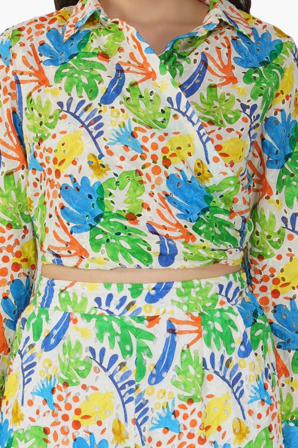 Dorothy Printed Wrap Shirt - Image 5