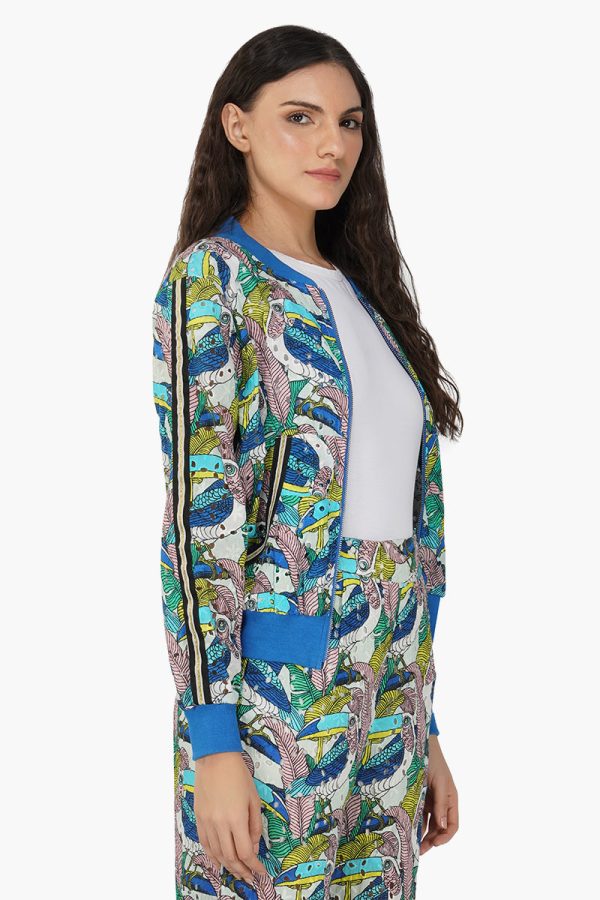 Tiffany Printed Bomber Jacket - Image 2