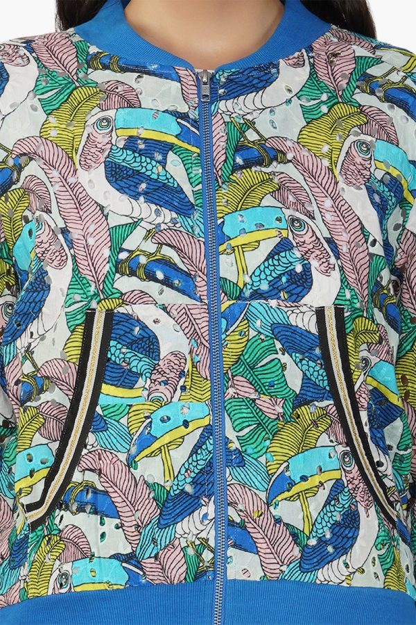 Tiffany Printed Bomber Jacket - Image 4