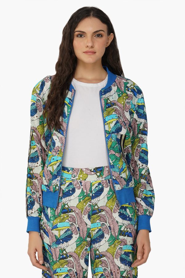 Tiffany Printed Bomber Jacket - Image 6