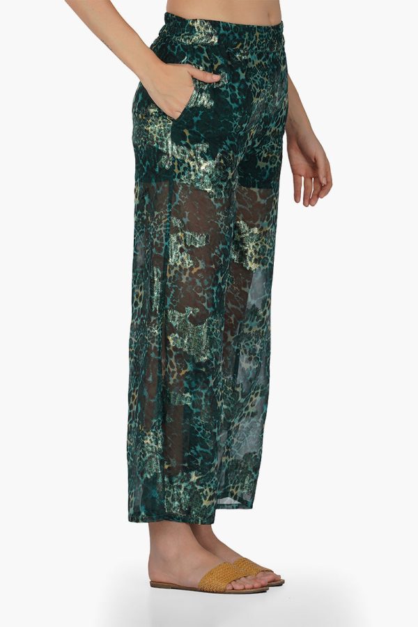 Nevada Tiger Lurex Beach Pants - Image 2
