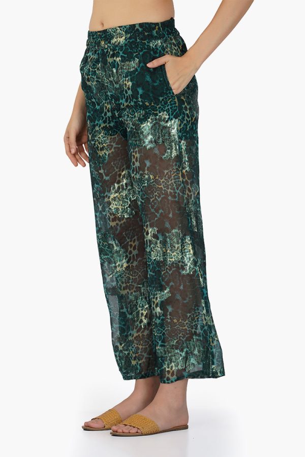 Nevada Tiger Lurex Beach Pants - Image 3