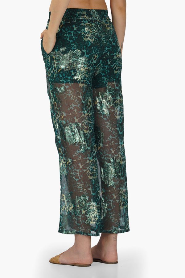 Nevada Tiger Lurex Beach Pants - Image 4