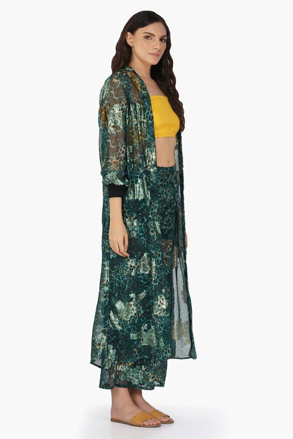 Nevada Tiger Lurex Beach Cover Up - Image 2
