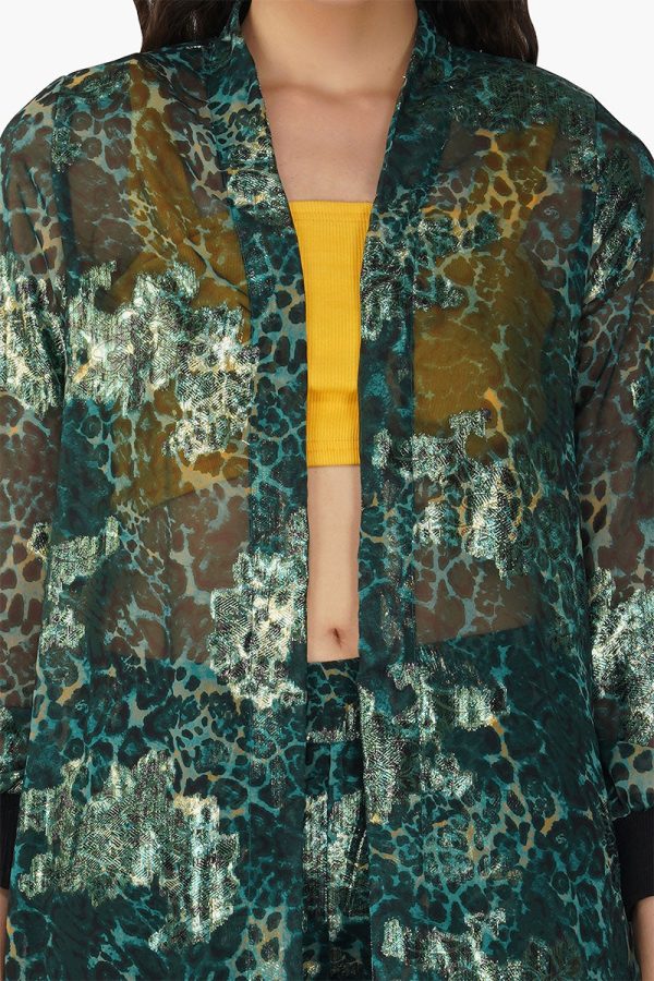 Nevada Tiger Lurex Beach Cover Up - Image 5
