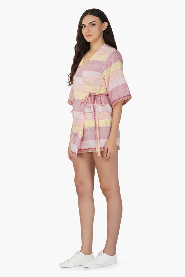 Noah Stripe Cover Up - Image 3