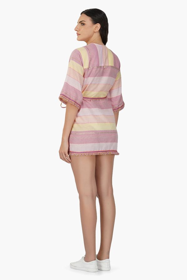 Noah Stripe Cover Up - Image 4