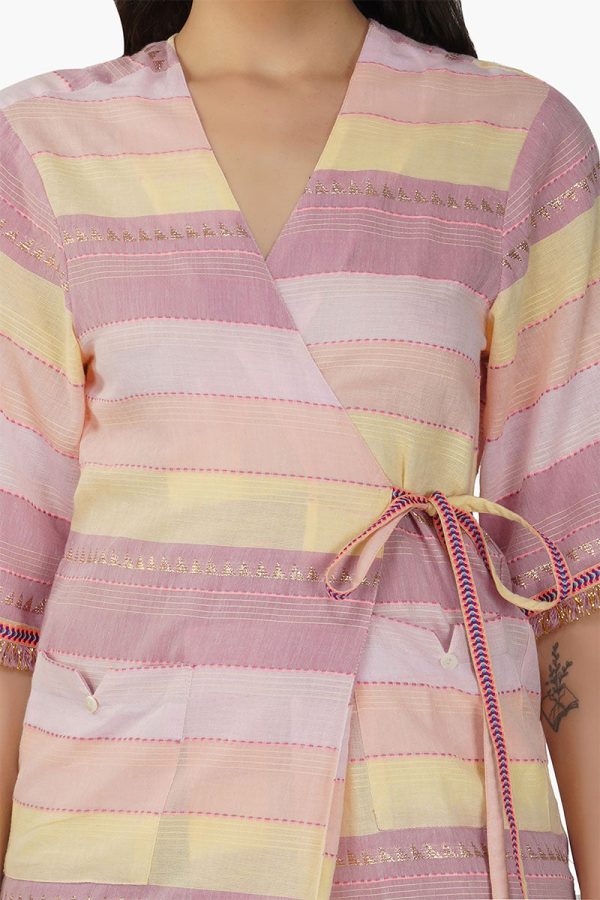 Noah Stripe Cover Up - Image 5