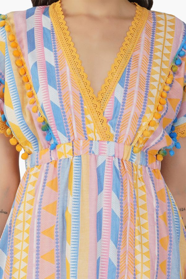 Candy Stripe Short Dress - Image 5