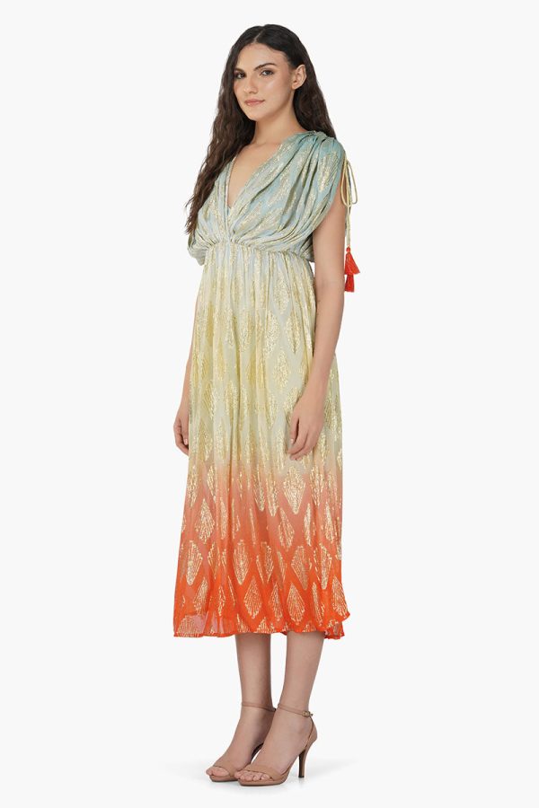Magnolia Lurex Maxi Dress - Image 3