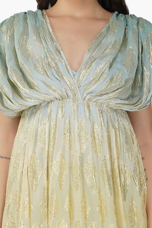Magnolia Lurex Maxi Dress - Image 5