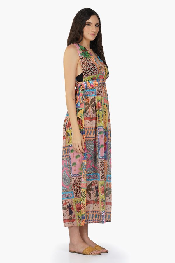 Macaw Pineapple Cover Up Dress - Image 3