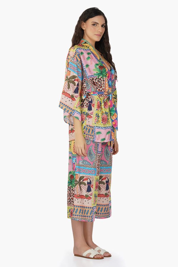 Macaw Pineapple Cover Up Top - Image 3