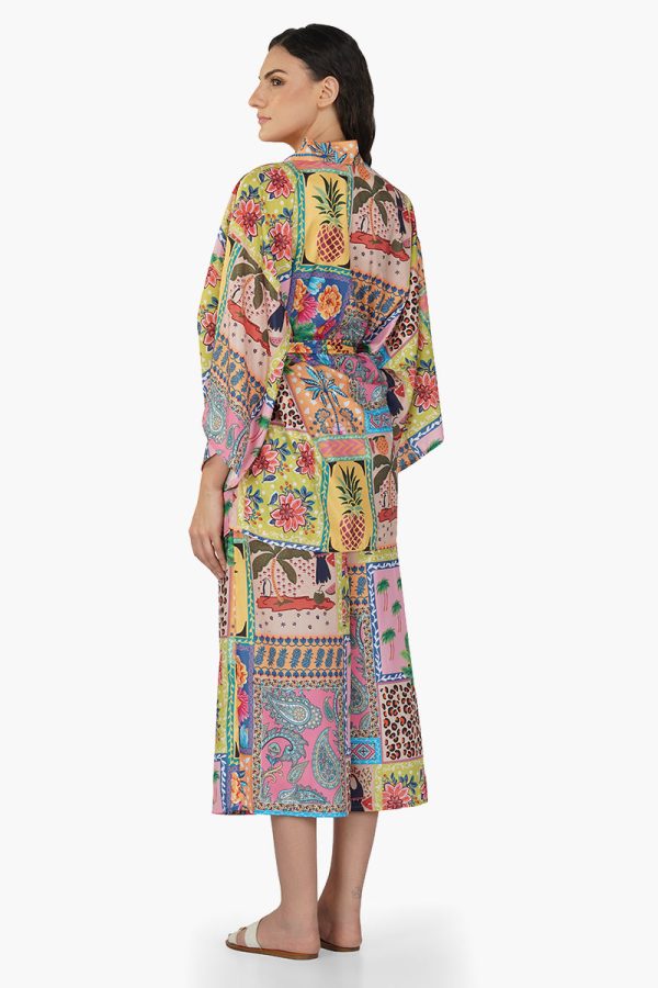 Macaw Pineapple Cover Up Top - Image 4