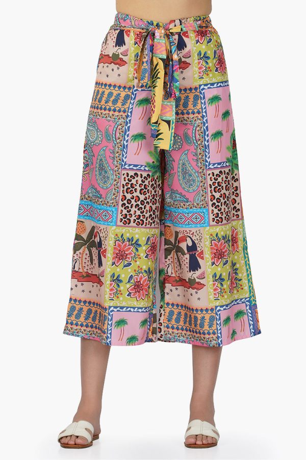 Macaw Pineapple Button Up Pants - Image 2