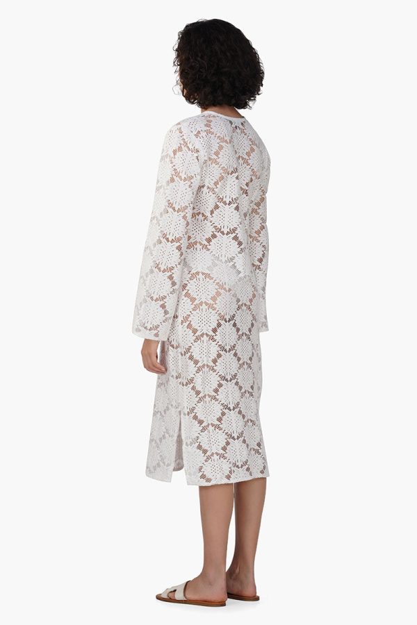 Ada Golden Roing Crochet Dress - Image 4