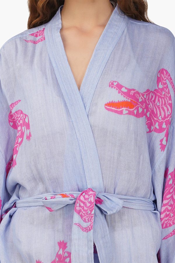 Chasing Croco Lavender Cover Up - Image 5
