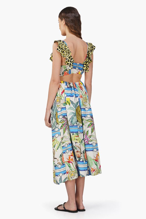 Jungle Paradise Printed Maxi Dress - Image 4