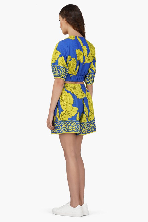 Yellow Daze Printed Shorts - Image 4