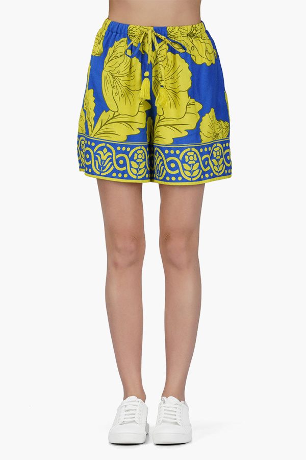Yellow Daze Printed Shorts - Image 5