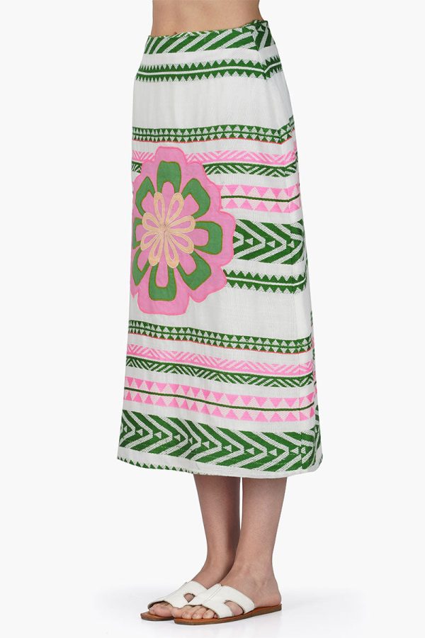 Freesia Y/D Stripe Skirt - Image 3