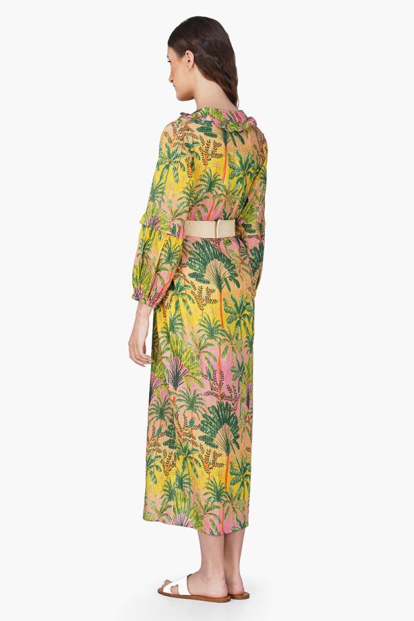 Endless Summer Printed Ruffles Shirt Dress - Image 4