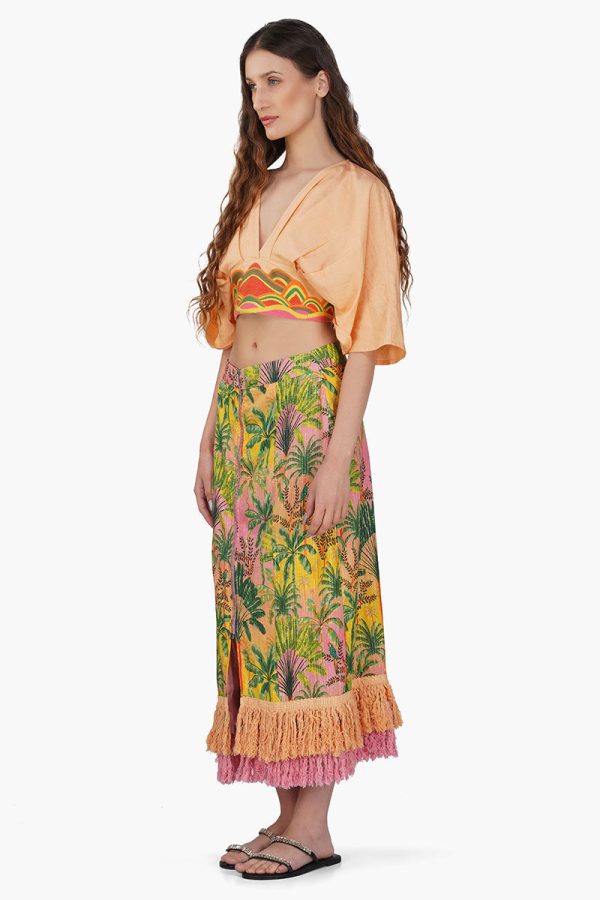 Sunshade Embroidered Crop Top - Image 3