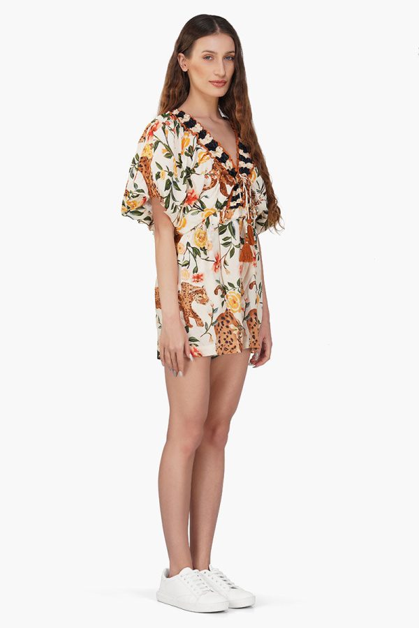 Jungle Cheetah Printed Playsuit - Image 2