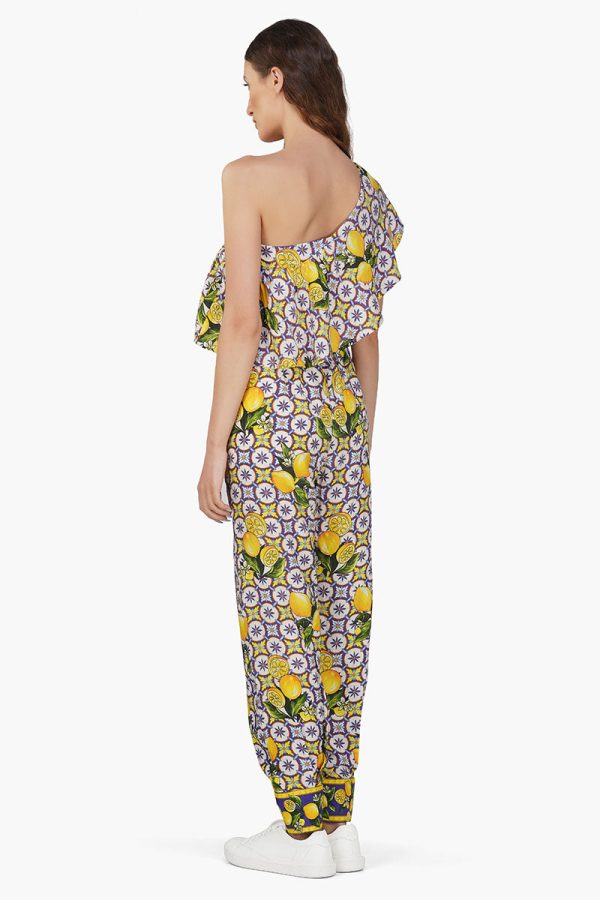 Citrus Lemon Printed Pant - Image 4