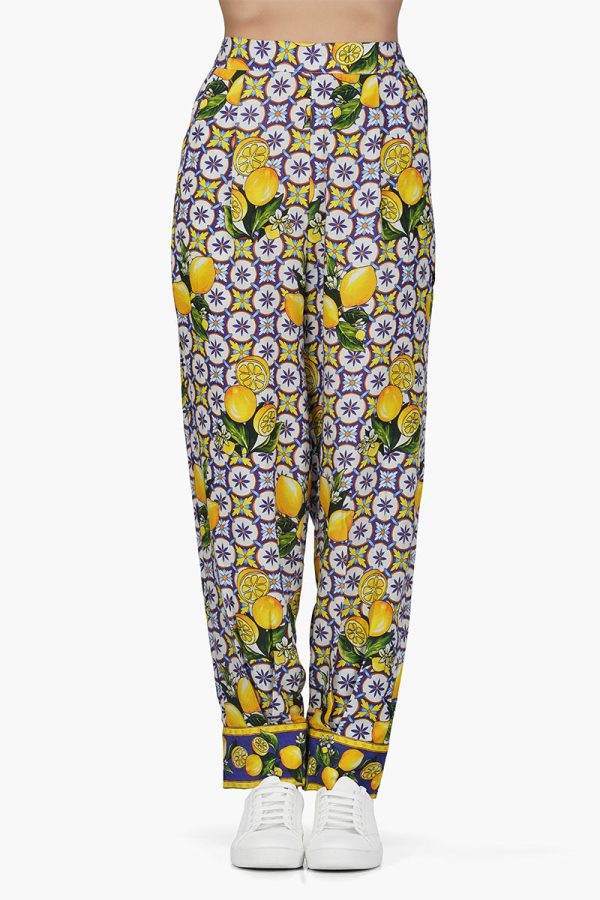 Citrus Lemon Printed Pant - Image 5