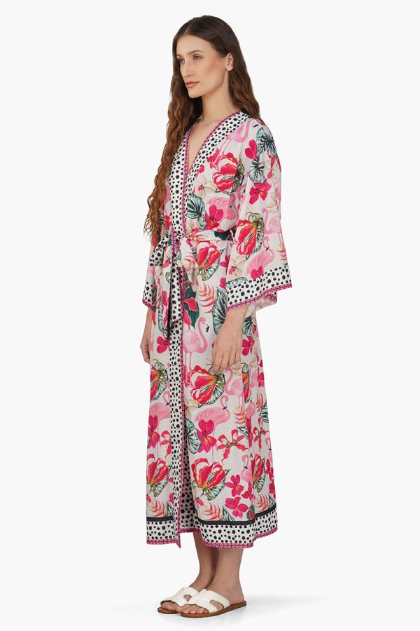 Flamingo Paradise Cover Up - Image 3