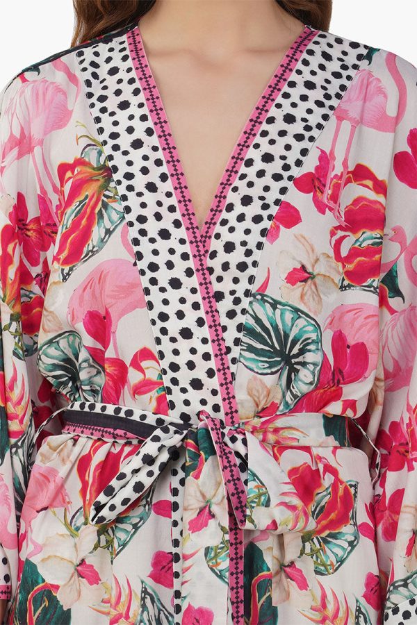 Flamingo Paradise Cover Up - Image 5