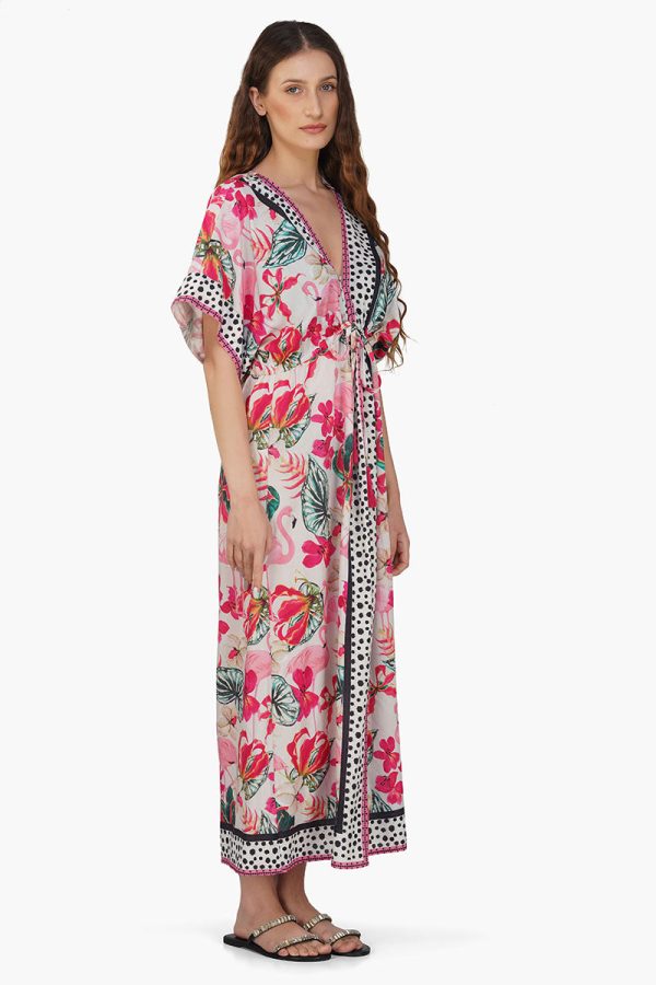 Flamingo Paradise Printed Dress - Image 2