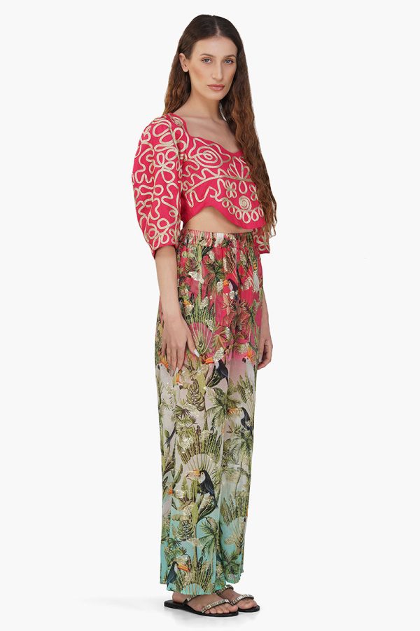 Farm Chirping Birds Printed Pant - Image 2