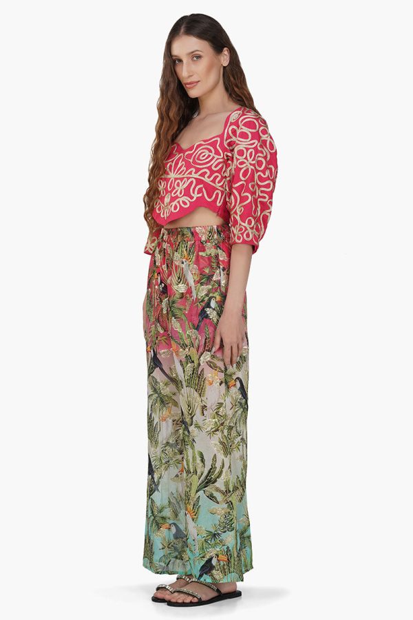 Farm Chirping Birds Printed Pant - Image 3