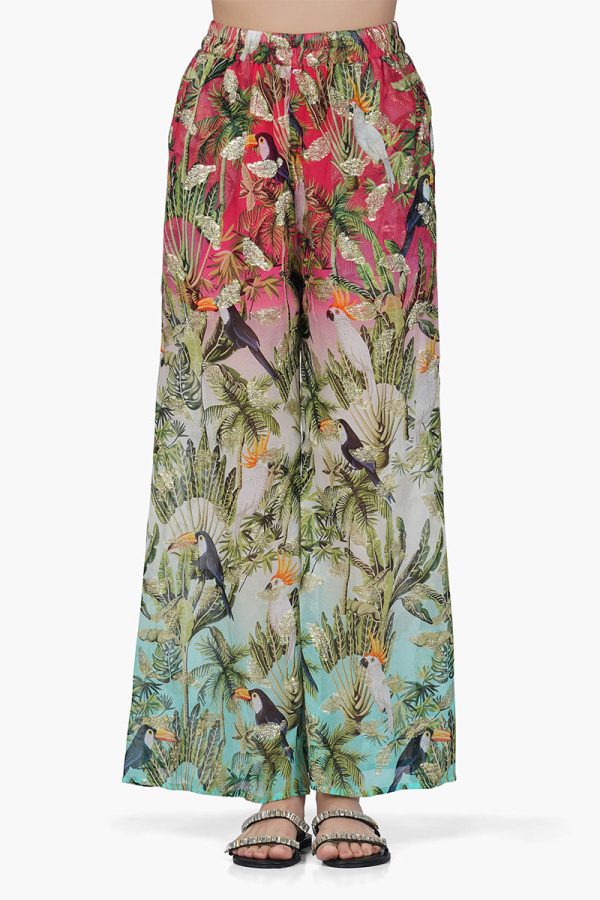 Farm Chirping Birds Printed Pant - Image 5