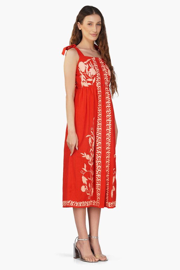 Clara Embroidered Dress - Image 3