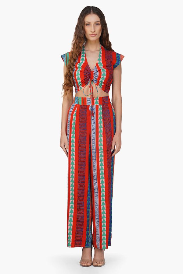 Ruby Aztec Printed Stripe Pant - Image 2