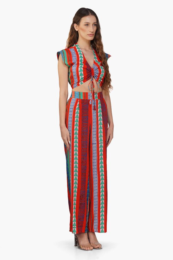 Ruby Aztec Printed Stripe Pant - Image 3