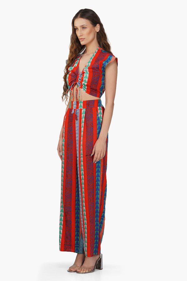 Ruby Aztec Printed Stripe Pant - Image 4