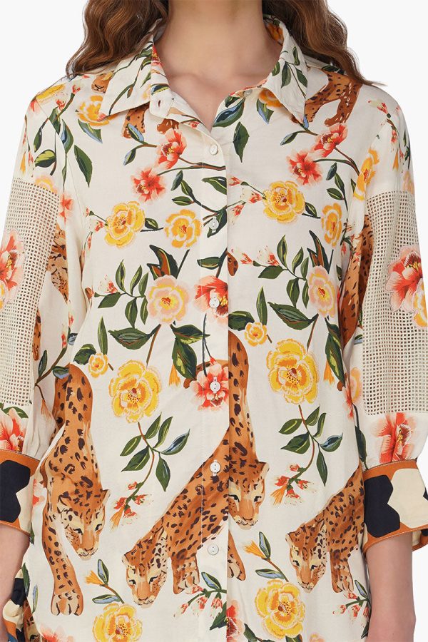 Jungle Cheetah printed Shirt - Image 6