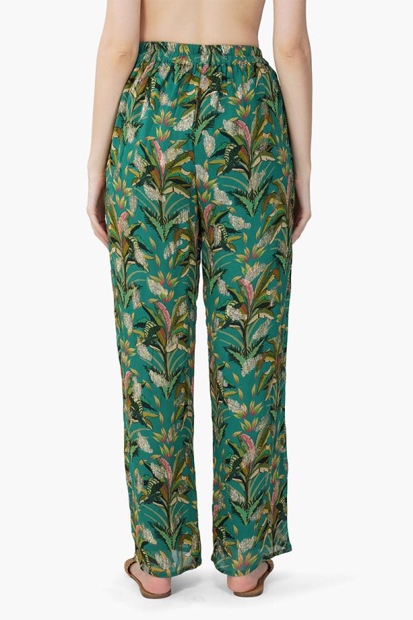 Tropical Ash Leaf Printed Pants - Image 4