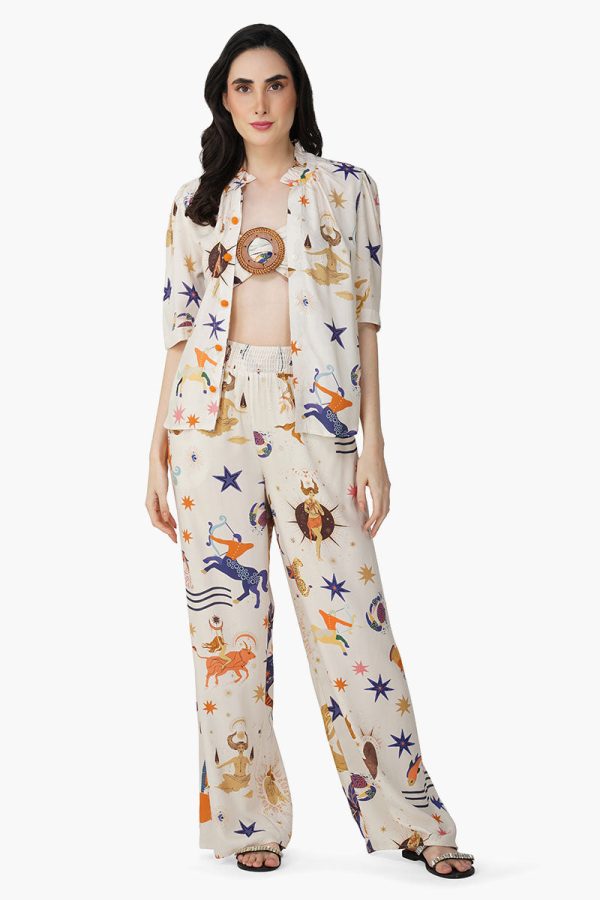 Day Dream Celestial Printed Crop Top - Image 2