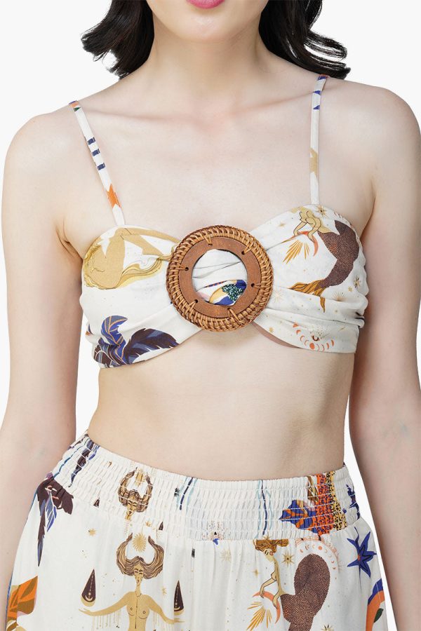 Day Dream Celestial Printed Crop Top - Image 4
