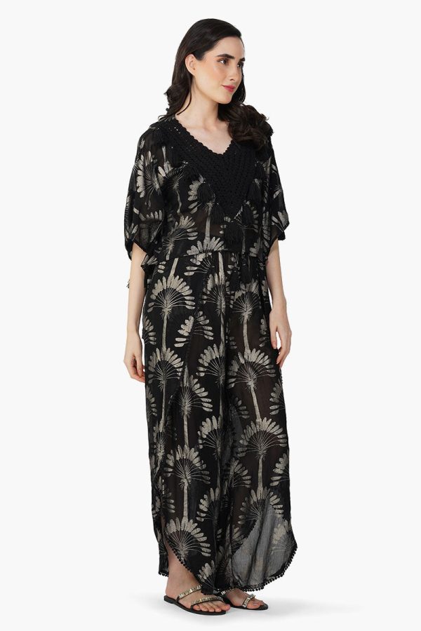 Silver Black Foil Printed Top - Image 3