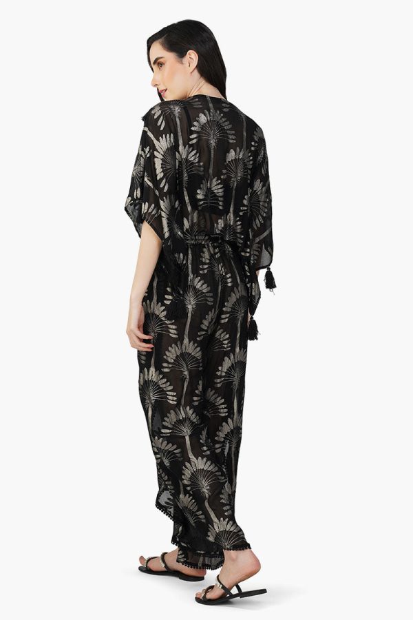 Silver Black Foil Printed Top - Image 5