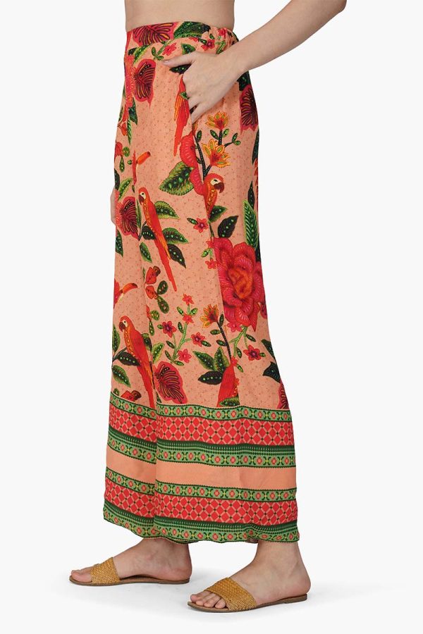Tropical Bloom Straight Pants - Image 3